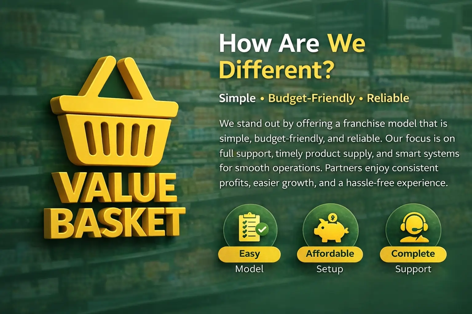 How Value Basket is different